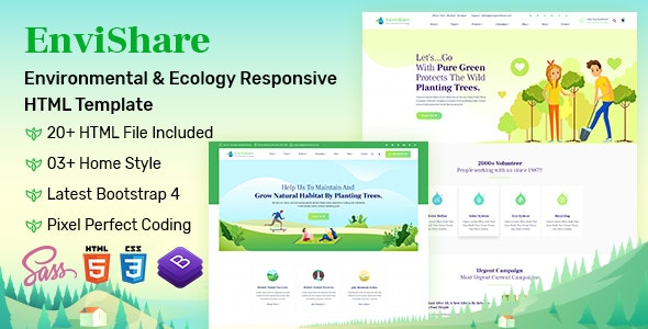 EnviShare- Environmental Ecology Responsive Template – 24262429