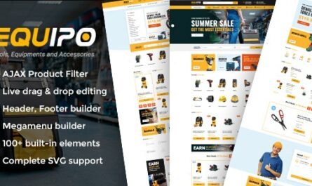 Equipo - Parts And Tools WordPress WooCommerce Theme - 31902507
