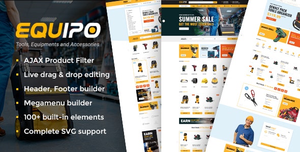 Equipo – Parts And Tools WordPress WooCommerce Theme – 31902507