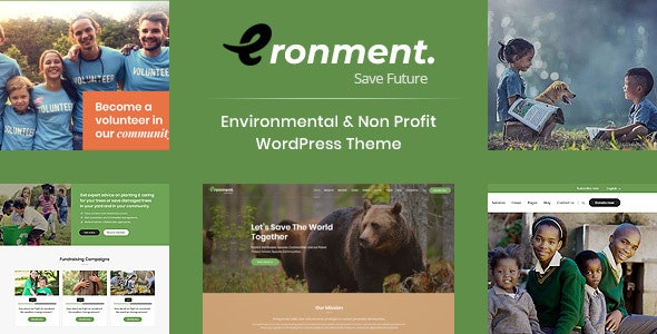 Eronment – Environmental WordPress theme – 23139636