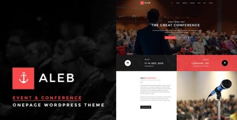 Event WordPress Theme for Conference Marketing – Aleb – 13429442