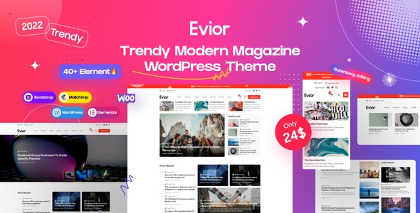 Evior – Modern Magazine WordPress Theme – 32659868