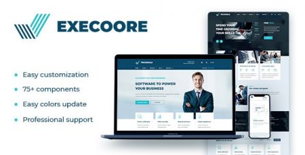 Execoore - Technology And Fintech Template - 23901564