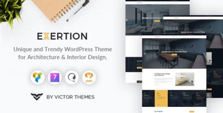 Exertion - Architecture & Interior Design WordPress Theme - 23373932