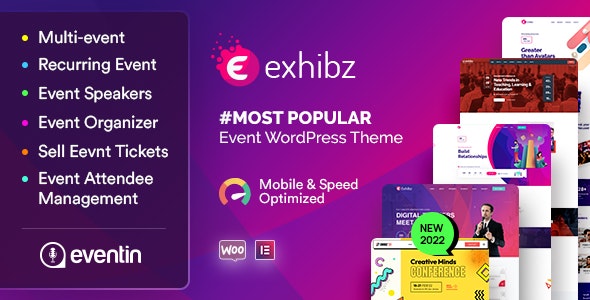 Exhibz | Event Conference WordPress Theme – 23152909