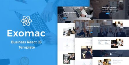 Exomac – Business React JS Template - 31285091