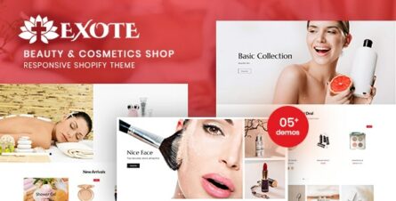 Exote - Beauty & Cosmetics Shop Responsive Shopify Theme - 31702221