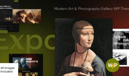 Expo - Modern Art & Photography Gallery WordPress Theme - 39462117
