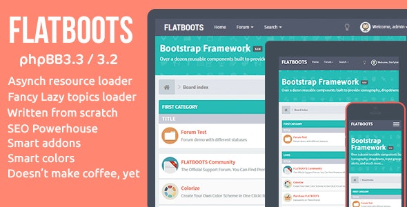FLATBOOTS - High-Performance and Modern Theme For phpBB - 8536771