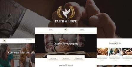 Faith & Hope - A Modern Church & Religion Non-Profit WordPress Theme - 19595523