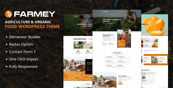 Farmey – Agriculture WordPress Theme – 33522970
