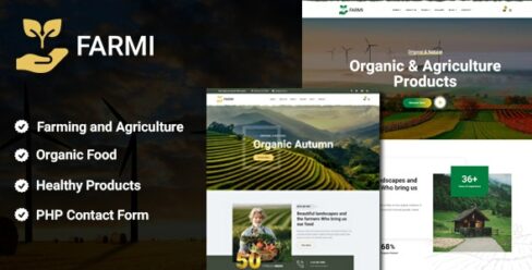 Farmi – Organic Farm Agriculture Template – 30294006
