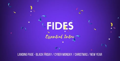 Fides – Essential Intro | Black Friday | Cyber Monday | Christmas | Campaign Landing Page Template – 22889193