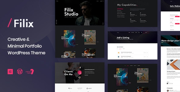 Filix – Creative Minimal Portfolio WordPress Theme – 23825359