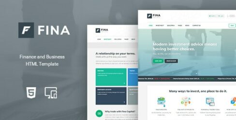 Fina – Finance and Business HTML Template – 19930784