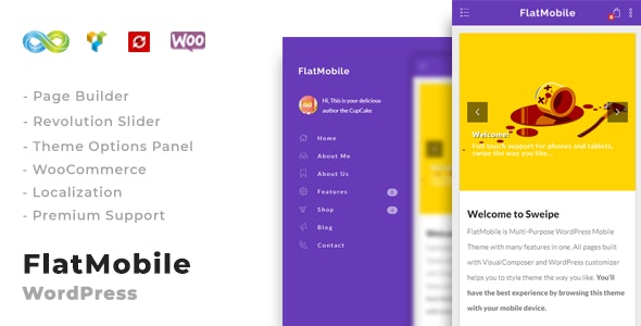 FlatMobile – Responsive WordPress Mobile Theme – 14621780