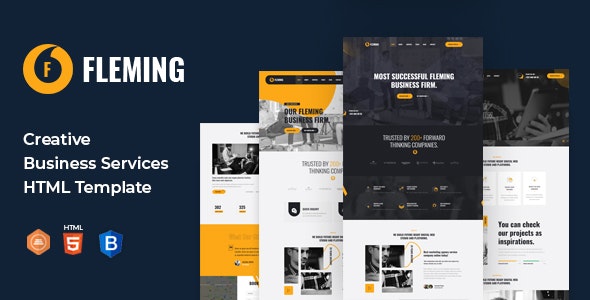 Fleming – Creative Business Services HTML Template – 33564059