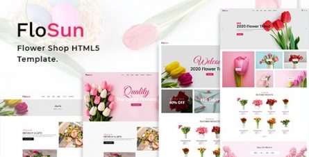FloSun - Flower Shop HTML5 Template - 29223925