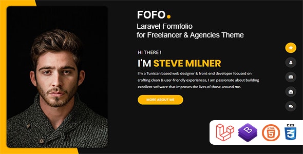 Fofo – Laravel Formfolio for Freelancers & Agencies Theme – 27713923