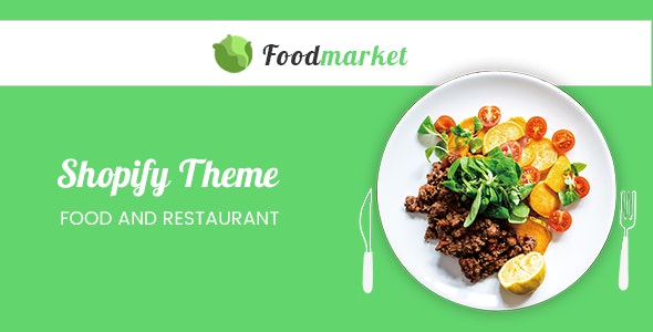 Foodmarket – Responsive Shopify Theme – 20446487