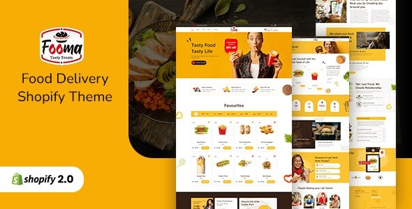 Fooma – Responsive Fast Food Delivery Shopify Theme – 35412476