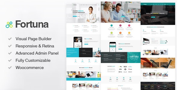 Fortuna - Responsive Multi-Purpose WordPress Theme - 12496833