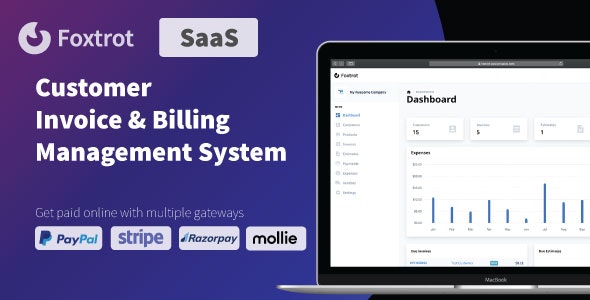 Foxtrot SaaS – Customer, Invoice and Expense Management System – 29916758