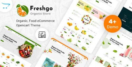 FreshGo - Organic & Supermarket Opencart Food Store - 34158000