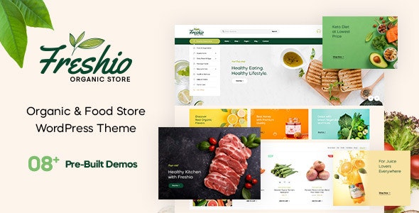 Freshio – Organic & Food Store WordPress Theme – 28365085