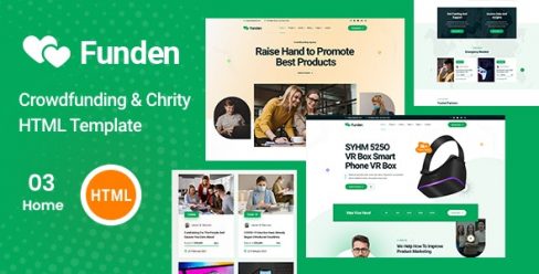 Funden – Crowdfunding & Charity HTML5 Template – 33265938