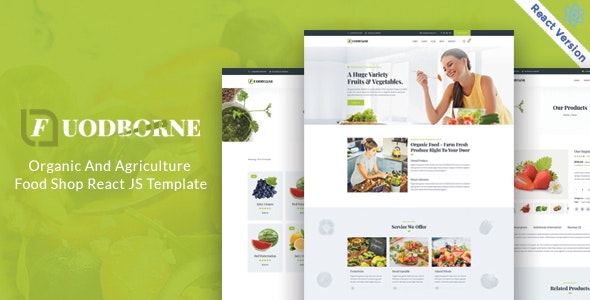 Fuodborne - Organic & Agriculture Food Shop React JS Template - 28473501