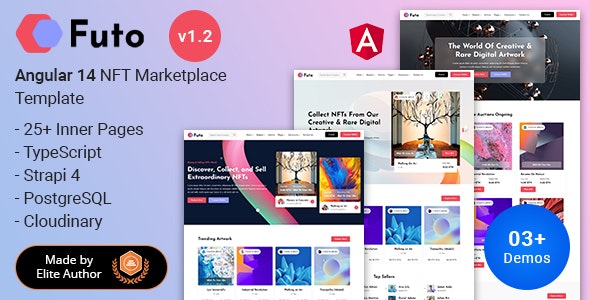 Futo – Angular 14 NFT Marketplace Template with Strapi 4 – 38792899