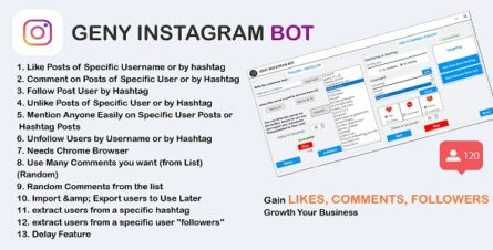 GENY instagram bot - Gain More Instagram Followers, Increase your Followers Now - 26841977