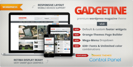 Gadgetine WordPress Theme for Premium Magazine - 132954