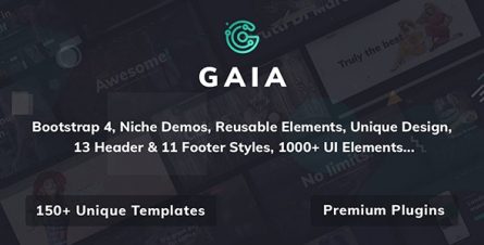 Gaia - A High Performance Creative Template - 25235444