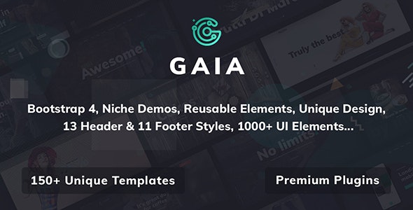 Gaia | A High Performance Creative Template – 25235444