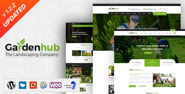 Garden HUB - Lawn & Landscaping WordPress Theme - 20200747