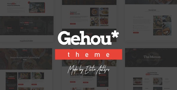 Gehou - A Modern Restaurant & Cafe Theme - 21686123