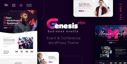 GenesisExpo - Business Events & Conference WordPress Theme - 22734275