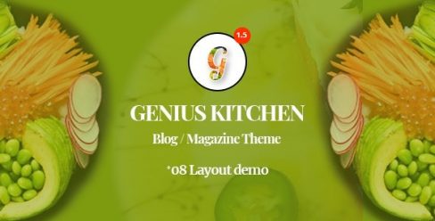 Genius Kitchen – News Magazine and Blog Food WordPress Theme – 21975448