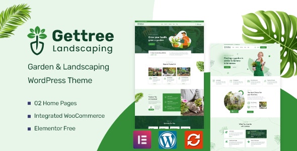 Gettree – Garden & Landscaping WordPress Theme - 33138472