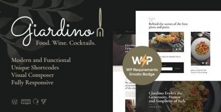 Giardino - An Italian Restaurant & Cafe WordPress Theme - 23069531