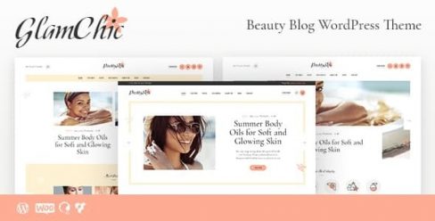 GlamChic | Beauty Blog & Online Magazine WordPress Theme – 21704047