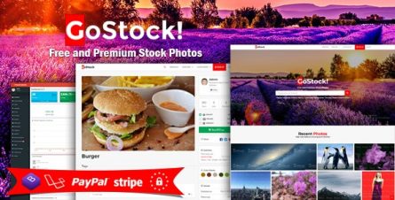 GoStock - Free and Premium Stock Photos Script - 19407325