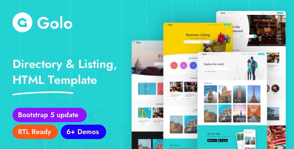 Golo – Directory Listing HTML Template – 28872738