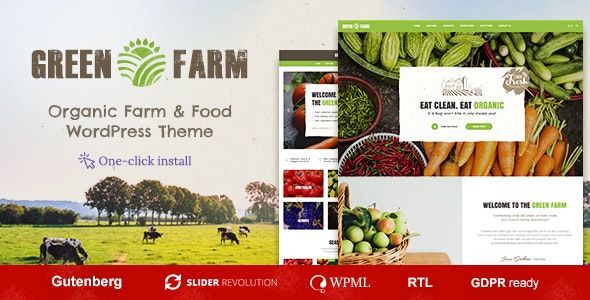 Green Farm – Organic Food WordPress Theme – 19295137