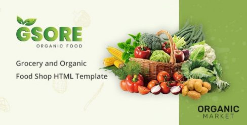 Gsore – Grocery and Organic Food Shop HTML Template – 29120713