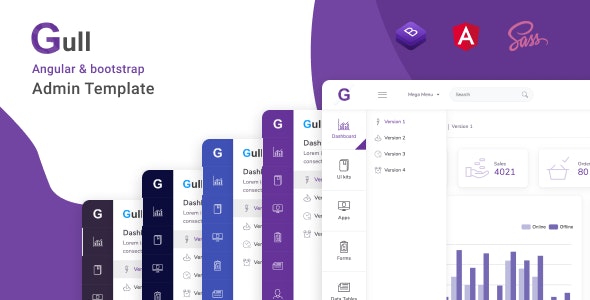 Gull – Angular 12+ Bootstrap Admin Dashboard Template – 22866096