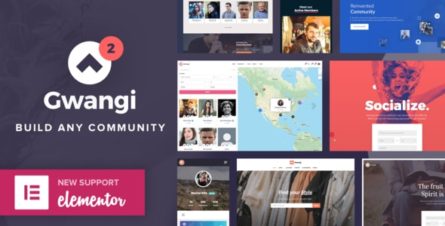 Gwangi - PRO Multi-Purpose Membership, Social Network & BuddyPress Community Theme - 21115855