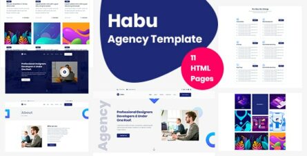 Habu - Creative Agency, Digital Agency Template - 29596244